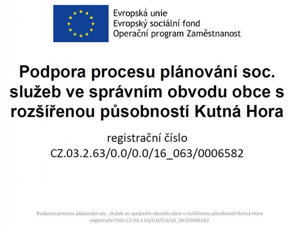 Plánování sociálních služeb na území okresu Kutná Hora